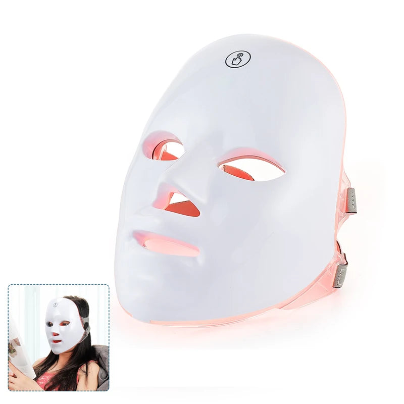 Masque LED Visage – Soin Anti-Âge & Éclat à Domicile